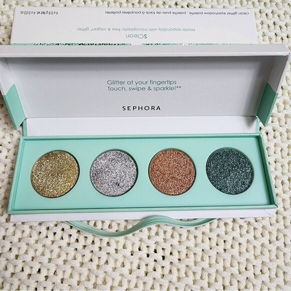 Sephora clean glitter eyeshadow palette NEW - Picture 2 of 4